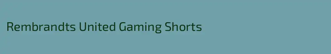 Rembrandts United Gaming Shorts 